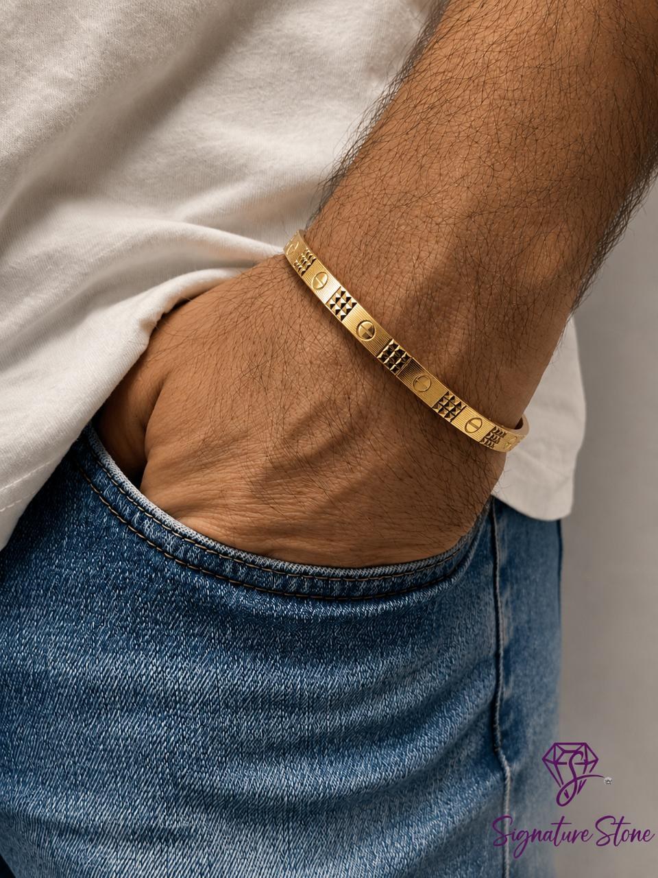 Men's Kada design 3 - SignatureStone