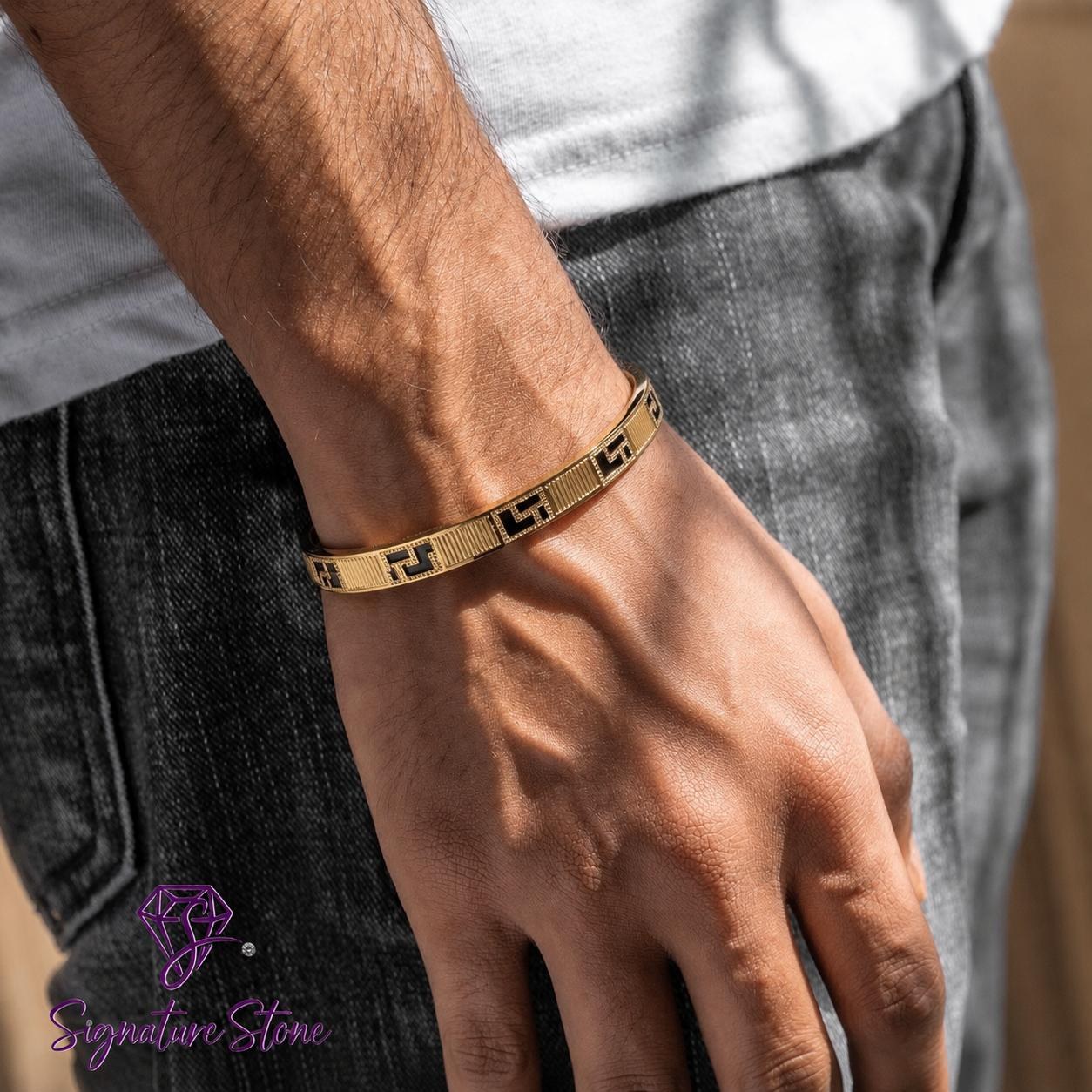 Men's Kada design 7 - SignatureStone