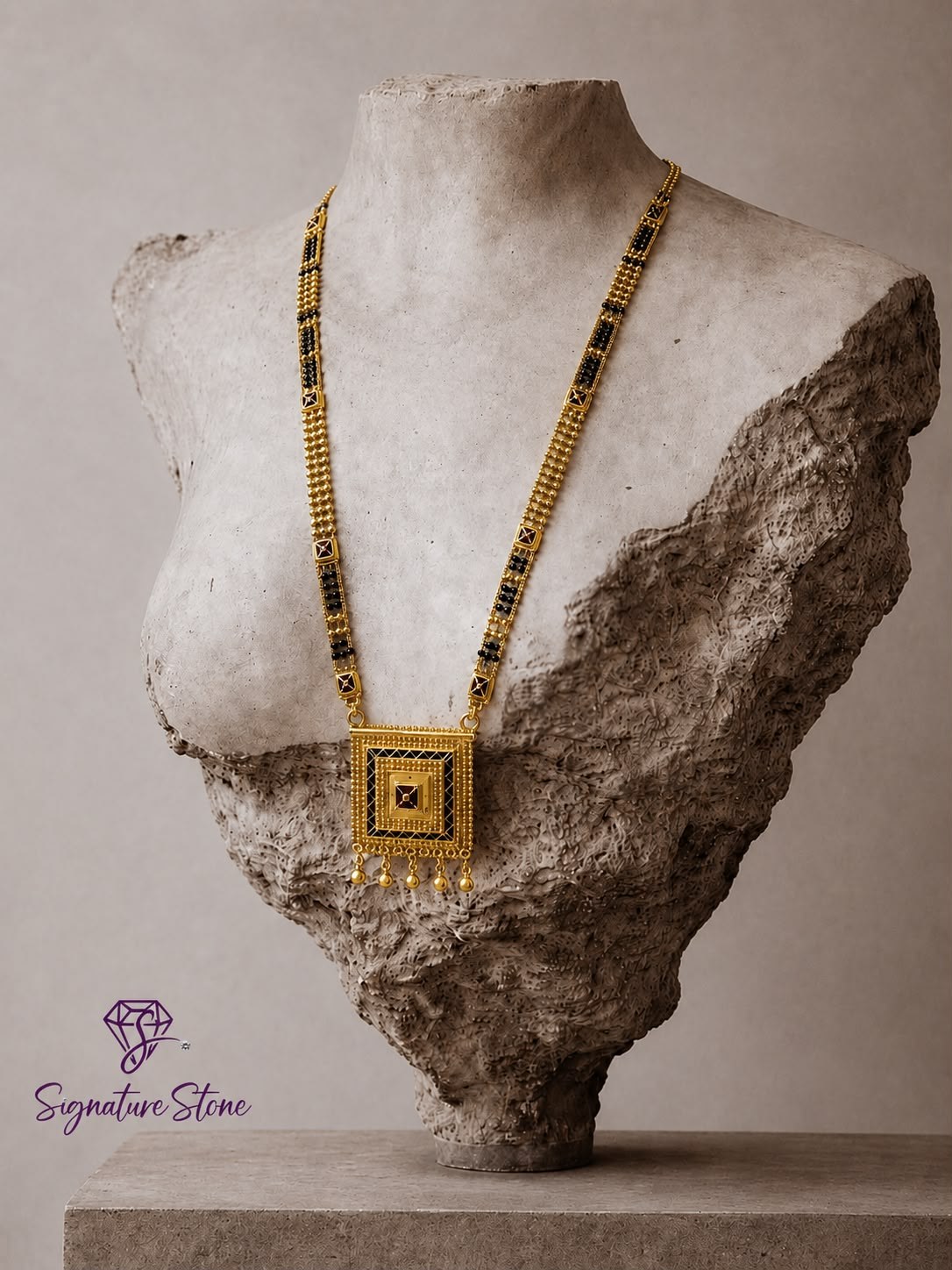 Maharani Collection heavy mangalsutra design 2 - SignatureStone