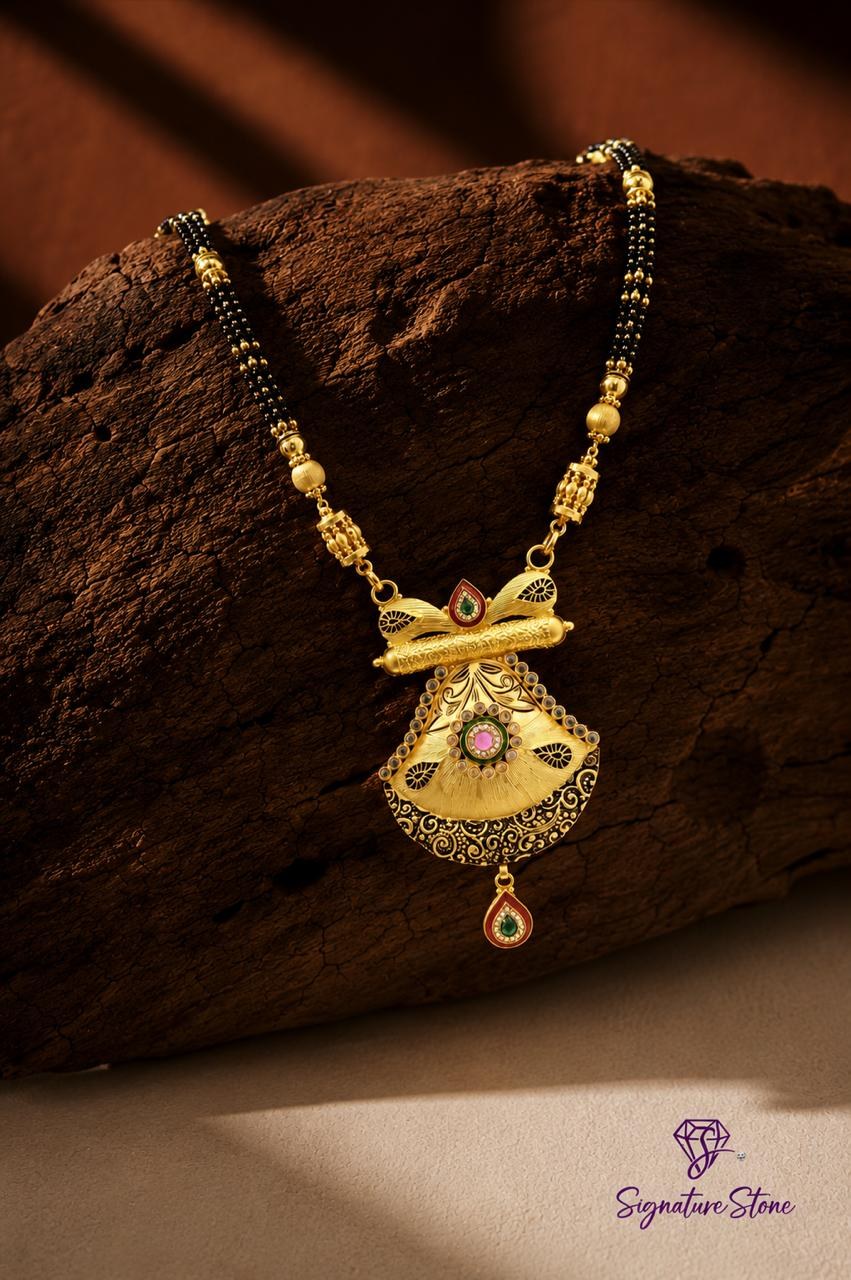 Maharani Collection heavy mangalsutra design 4 - SignatureStone