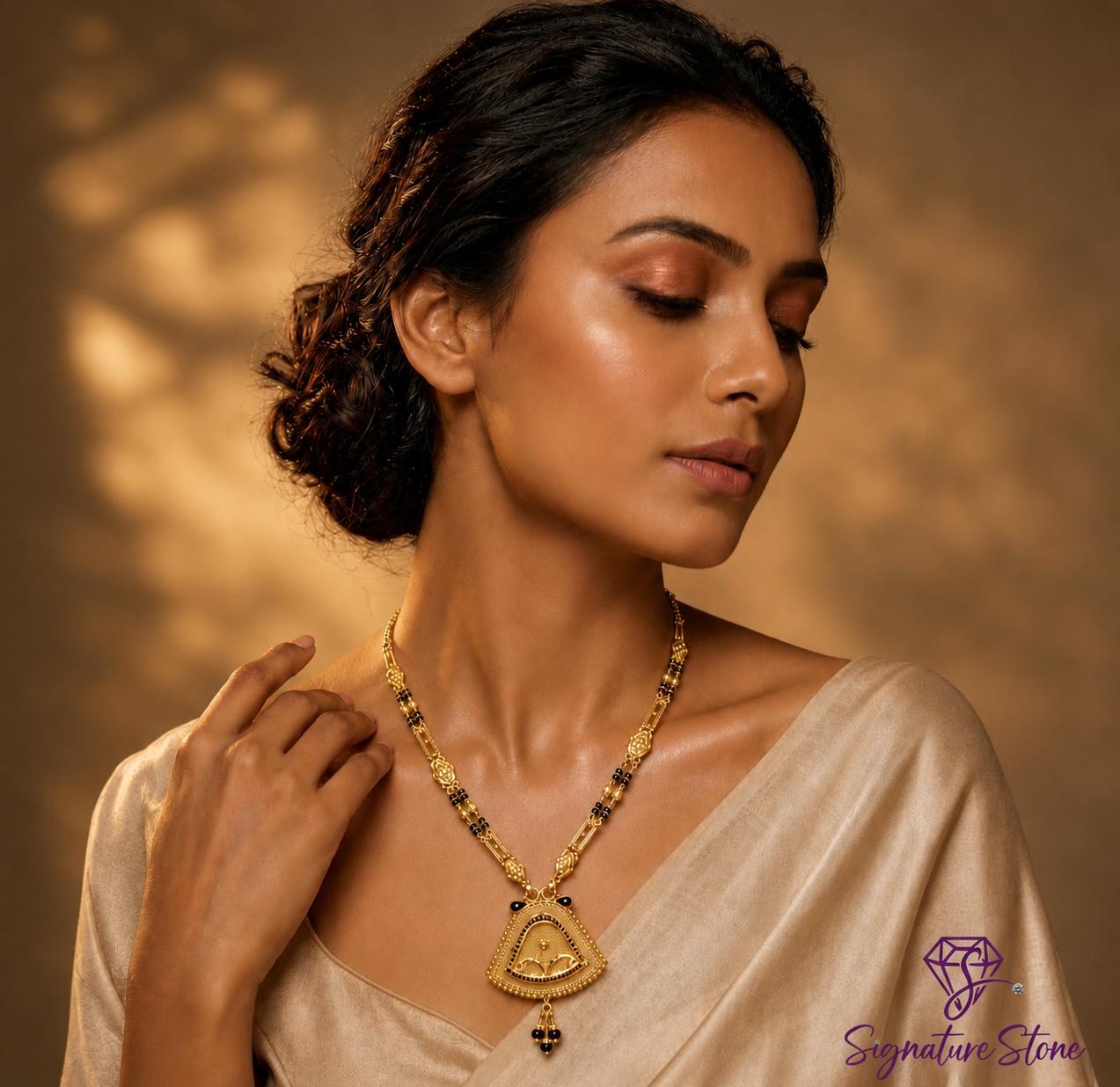 Maharani Collection heavy mangalsutra design 5 - SignatureStone