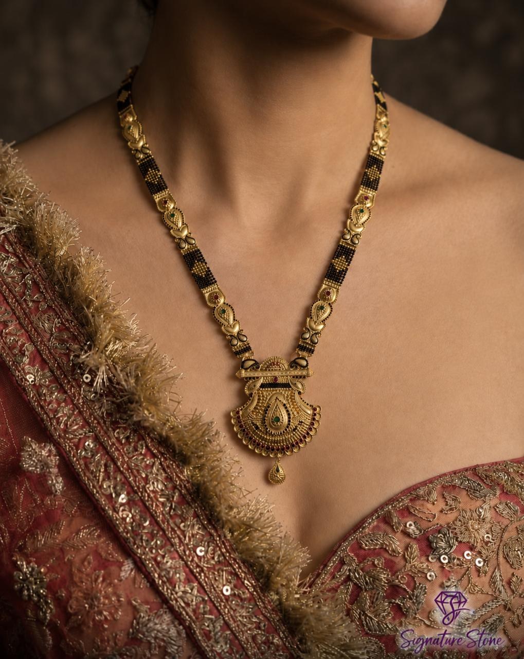 Maharani Collection heavy mangalsutra design 10 - SignatureStone